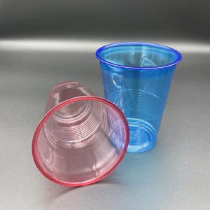 Disposable plastic drink cups