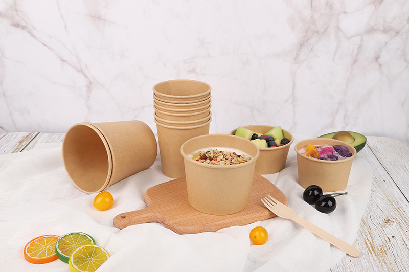 Kraft paper  soup bucket